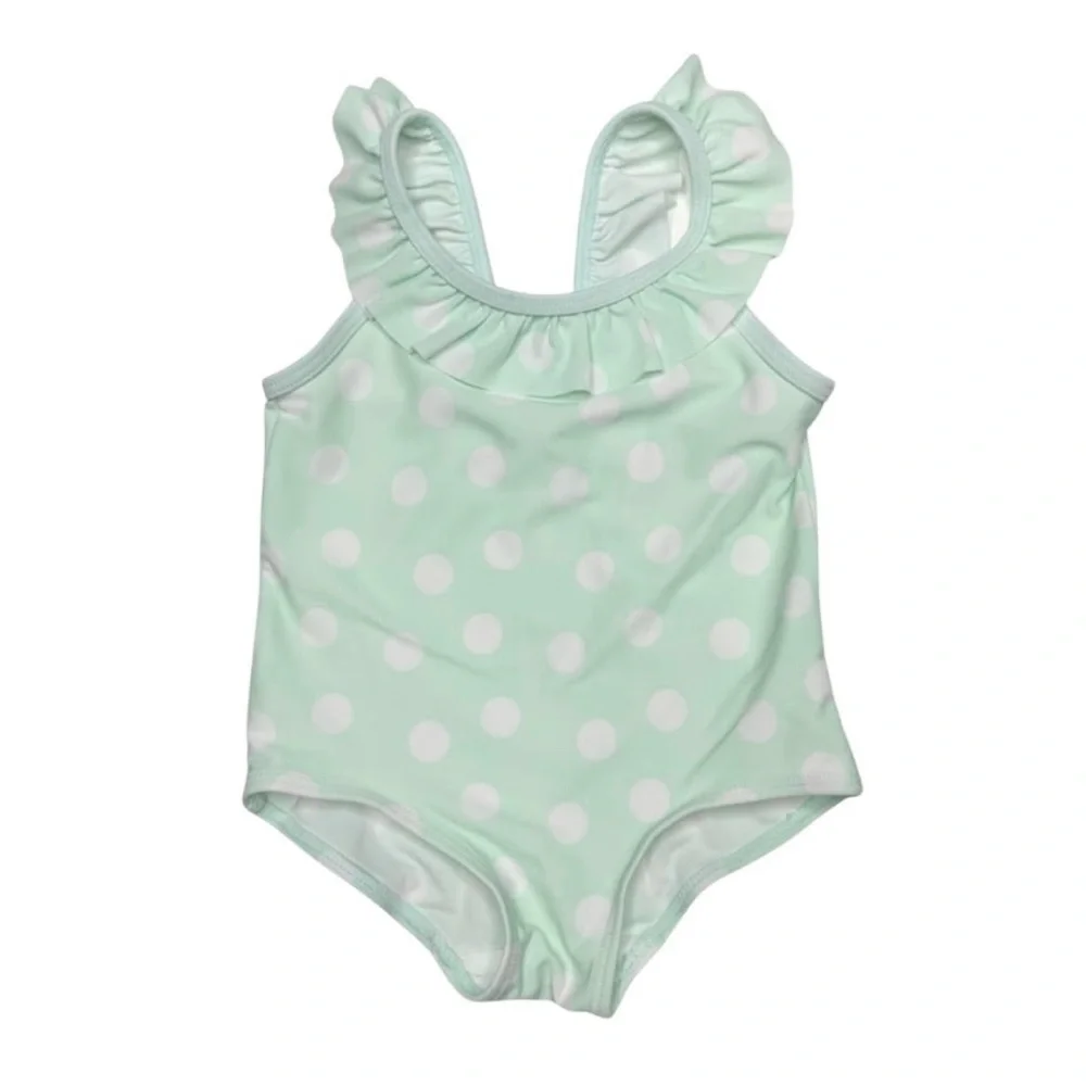 H&M‎ Polka Dot Ruffle Swimsuit